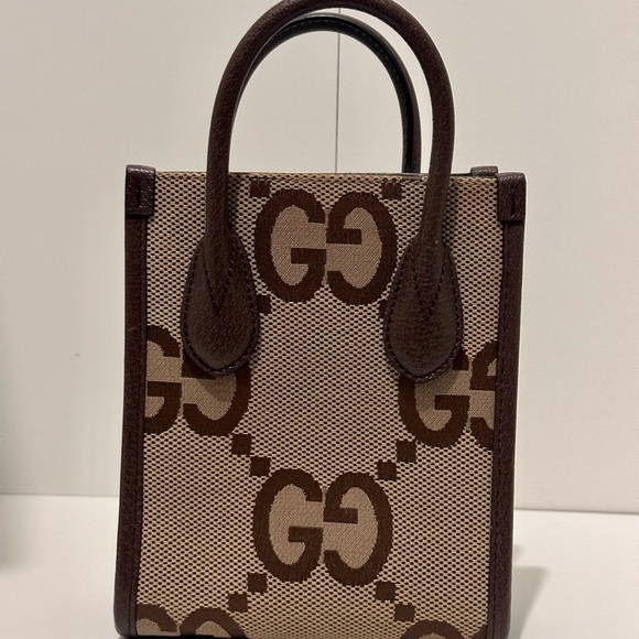 Gucci Tote Jumbo GG Canvas Mini - Picture 2 of 13